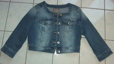 ORSAY Bolero Jeansjacke Jacke Gr. 36 Jacket WIE NEU Blau ohne Kragen