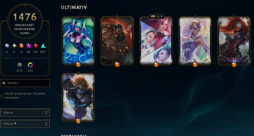 Lol account euw - euw, 1476