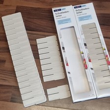 10 + 1 Schubladenteiler a 43 cm individuelle Unterteilung verstellbar