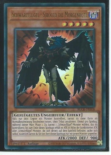 Oh schwarzflügel - yu, gi