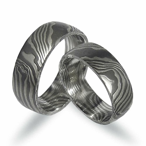 Ein paar mokume gane - ein,