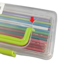 Carioca TITA Buntstifte Zeichen Stifte Tragbarer Stiftekasten - Unvollständig