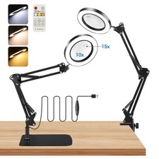 Lupe mit Licht und Ständer