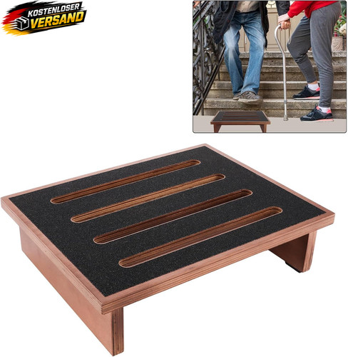 Holztritt tritthocker für - holztritt,