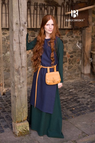Wikinger überkleid blau - wikinger,