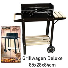 Grillwagen deluxe 85x28x84cm - deluxe,