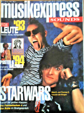 MUSIKEXPRESS 1 - 1994 Ärzte Bela B. Fanta 4 Jimi Hendrix-XL-Poster Nirvana