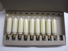 9x Osram Ersatzbirnen Lichterkette E14 114Volt/7Watt dicke Version Ø2cm L:11cm