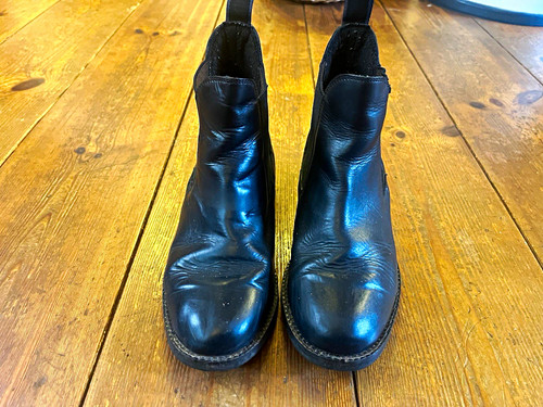 Reitstiefeletten leder - ,