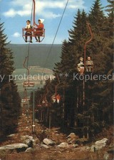 Bischofsgruen Seilschwebebahn am Ochsenkopf Fichtelgebirge