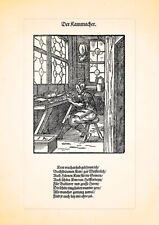 Der Kammmacher Buchsbaum Elfenbein Horn Amman Holzschnitt Stände 059