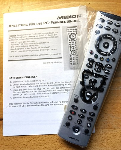 Medion fernbedienung remote - medion,
