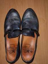 Think! Damen Echtleder Gr 37 Blau Gebraucht Zustand ,Flach Schuhe