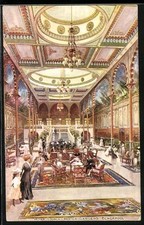 Künstler-AK Blackpool, Indian Lounge Winter Gardens 