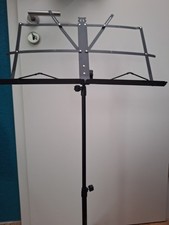 Notenständer Notenpult Notenablage Notenhalter Stabil Tasche Schwarz Faltbar