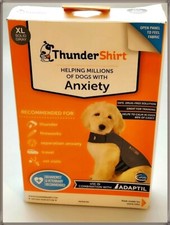 Thundershirt Beruhigungsweste Gr. XL für Hunde Jacke gegen Angststörungen Grau 