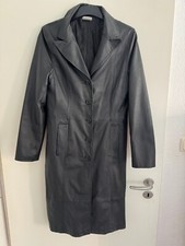 Damen Leder Blazer Mantel Gr.38 in Schwarz, Nappaleder Top zustand