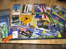 Australien Down Under Fan Paket Bücher Anhänger Dekoration Bumerang Surfbrett