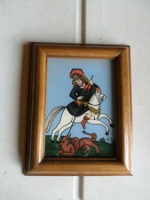 Altes Hinterglasbild-Siegfried