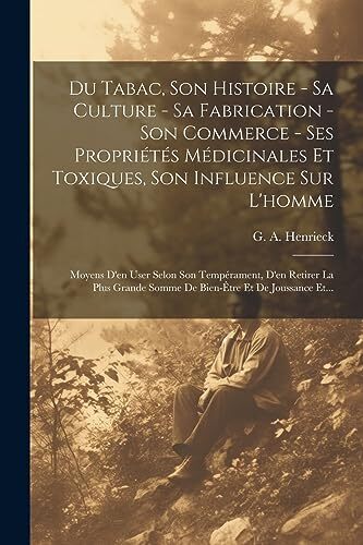 Henrieck tabac son - henrieck, du