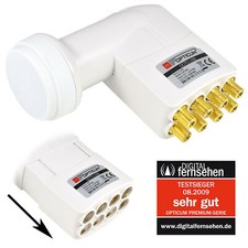 OPTICUM Octo LNB 0,1 dB TESTSIEGER ► 8 fach Receiver Teilnehmer FULL HD 4K UHD
