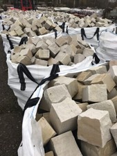 Pflaster Pflastersteine Natursteinpflaster Natursteine hell gelb sandstein 11x9 