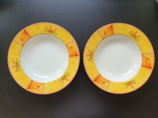 2 × Suppenteller Teller Ritzenhoff Breker FLIRT BOZEN 22 cm -  neuwertig