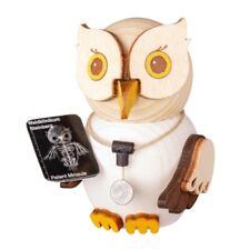 Eule Arzt 7cm Erzgebirge