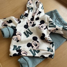 9-12 Monate 2 Teile Anzug Micky Maus