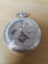 MECHANISCHE  TASCHENUHR  POCKET WATCH LÄUFT 5-4