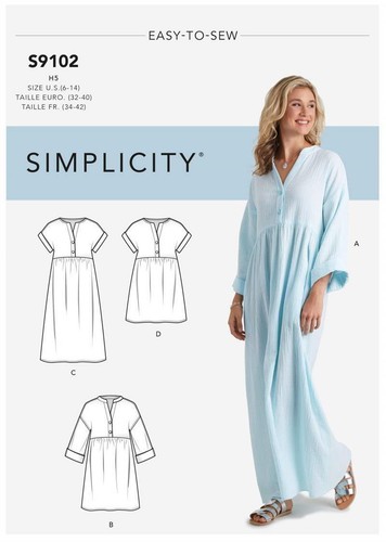 Schnittmuster simplicity 9102 - schnittmuster,