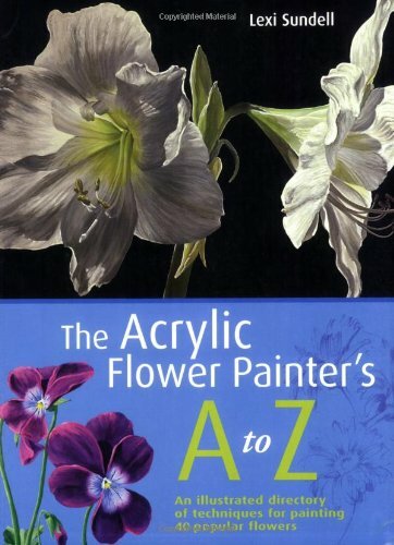 The acrylic flower painter - flower, painter's