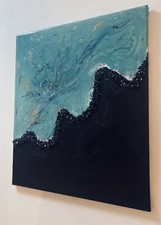 Original acryl bild - original, gemälde