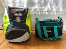 SET: Scout Schulranzenset ALPHA Raptor 2-teilig mit Sporttasche & gratis Mäppche