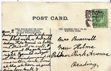 Genealogie Postkarte -