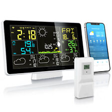 Brandson EL Wetterstation LCD Display Tuya Wifi App-Unterstützung Außensensor