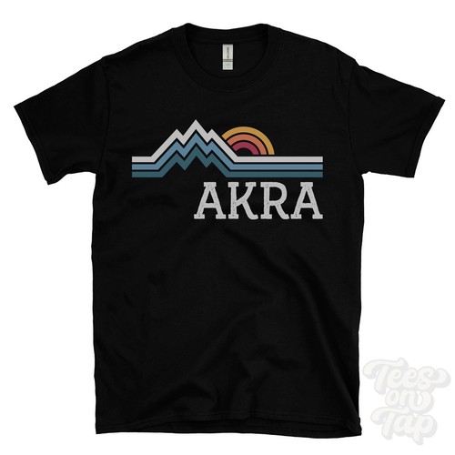Akra shirt retro logo - akra, t-shirt