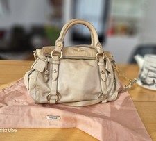 Original Miu Miu Bow Bag Beige