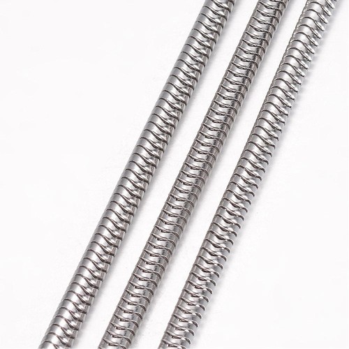 Edelstahl schlangenkette cm - edelstahl,