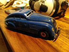 Schuco 1750  Auto, Blau,  Vorkriegsausführung