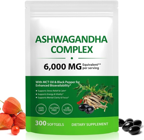 Ashwagandha kapseln 6000mg - kapseln,
