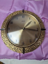 Vintage Messing Wanduhr