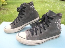 Original CONVERSE, Chucks Sneaker HI, Gr. 36, Echtleder, Grau, Nieten !!!