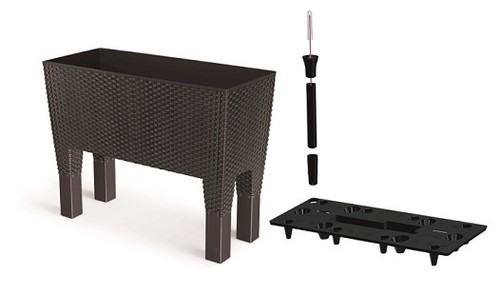 Blumenkasten rattan optik - blumenkasten, mit