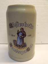 1 L Bierkrug   Brauerei Klosterbräu Bamberg
