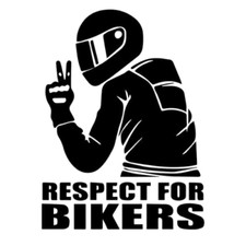 Respekt für Biker Aufkleber