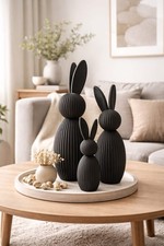 Moderne Hasenfiguren -