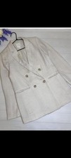H&M Blazer Creme Weiß Beige