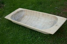 Alter Holztrog 126cm Hundebadewanne Holzschale Teigmolter Backtrog Teigtrog