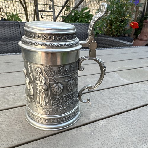 Zinn bierkrug humpen mit - zinn,